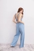TOP FRUNCE DENIM CLARO - comprar online