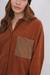 SOBRECAMISA CORDEROY CAMEL - comprar online