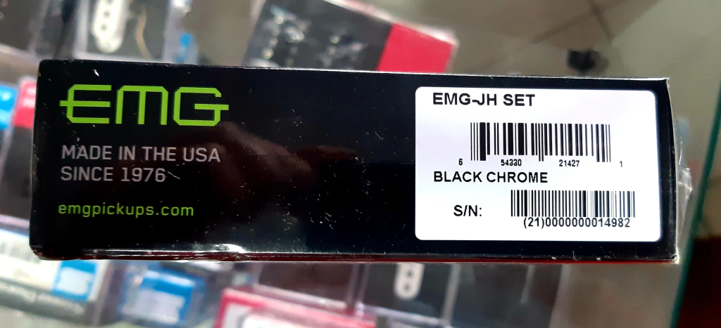 EMG JH Set Black Chrome James Hetfield Signature EMG JH set Black chrome