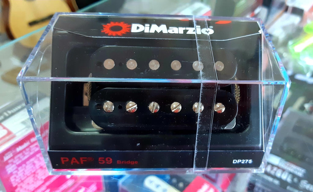 DiMarzio DP275 PAF 59 Bridge Standard Spaced Preto