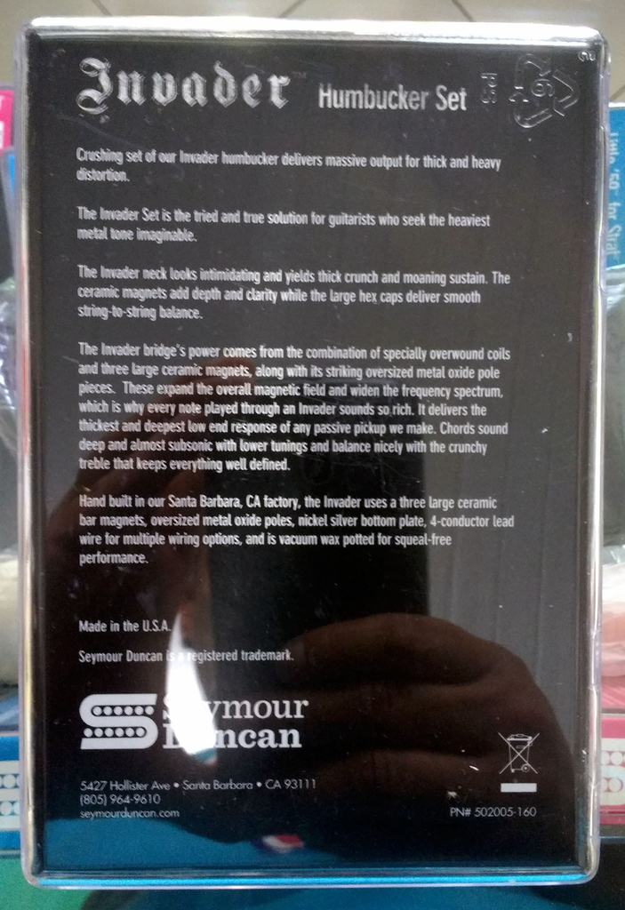 Seymour Duncan Invader Humbucker Set