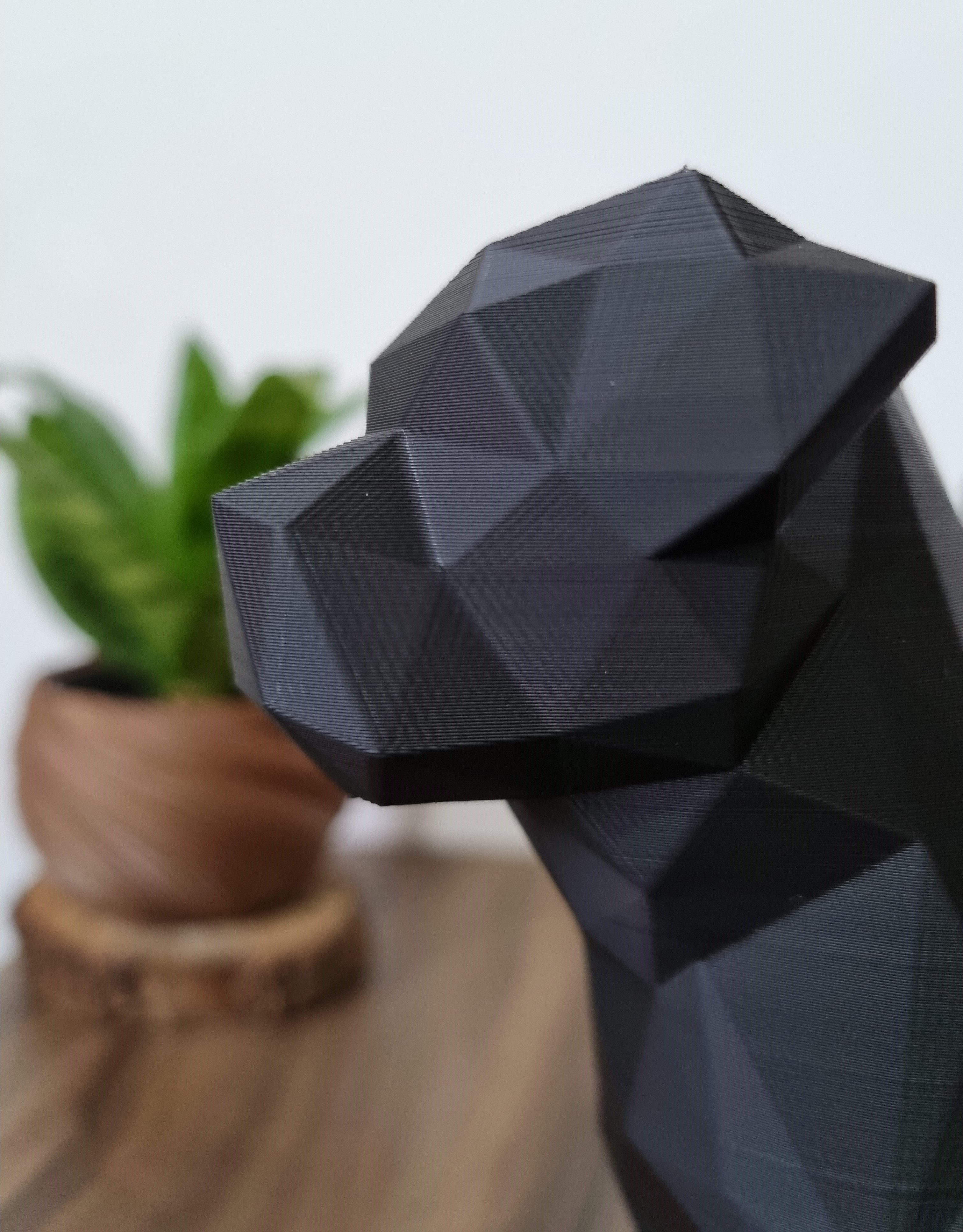 Rottweiler Estátua Decorativa 3D