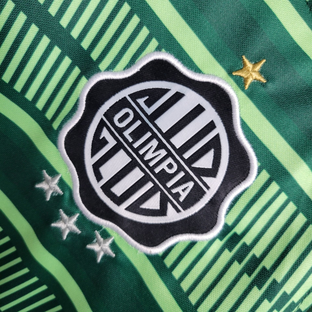 Camisa Clube Olimpia Third 23/24 sn° Torcedor Masculino - Verde