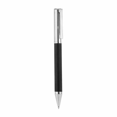 Bolígrafo acero y curpiel personalizado. Modelo dubbo