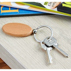 Llavero de madera personalizado. Modelo Bristol