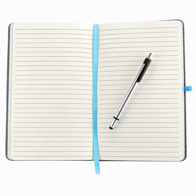 Libreta con bolígrafo personalizado. Modelo Florencia
