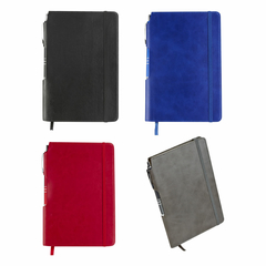 Libreta con bolígrafo personalizado. Modelo Palermo