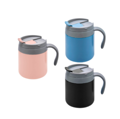 Taza de acero personalizada. Varios colores