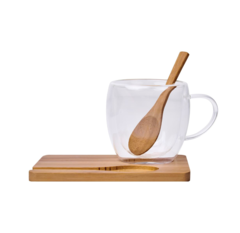 Taza personalizada con cucharita
