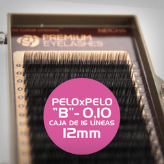 "B"/0,10/12mm - Extensiones de Pestañas Seda Premium de Neicha
