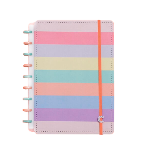 Caderno Inteligente Arco Iris Pastel Medio 8795