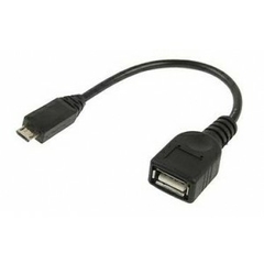Cable USB NetMak USB Hembra a Micro USB OTG