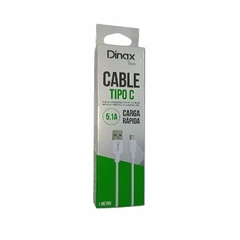 Cable USB Dinax 1Mts Tipo C 5.1A Carga Rapida