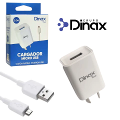 Cargador Portatil USB Dinax Micro USB con Cable 3.0A