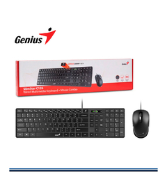 Teclado y Mouse USB Genius Slimstar C126