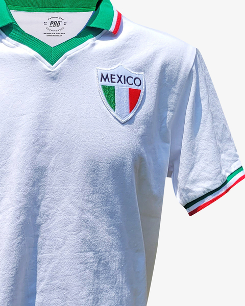 Mexico Retro Shirt - Signed by Hugo Sanchez - CharityStars