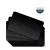 Tarjetas PVC Negro Mate para usar con cintas monocromáticas tags etiquetas