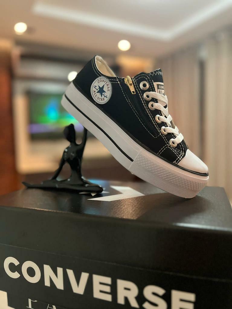 Tênis All Star Converse Sola Alta Preto