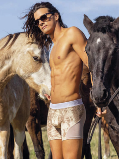 AC5061-Boxer algodón y lycra combinado-Elástico sobre - comprar online