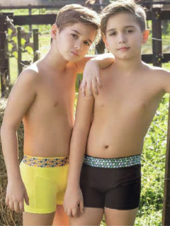AC6019-Boxer algodón & lycra-Elástico personalizado