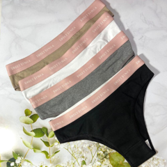 BO779-Pack x3 Vedetina de algodón & lycra