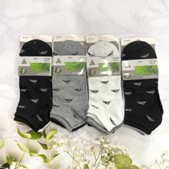 MD730-Medias soquetes de hombre pack x 3
