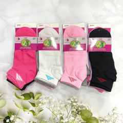 MD731-Medias soquetes de mujer pack x 3