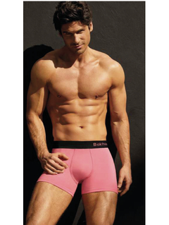 B2018-Boxer algodón y lycra. Liso, elástico Bakhou later - comprar online