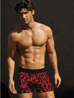 BA2059-Boxer algodón y lycra. Estampado Geo Metro - comprar online