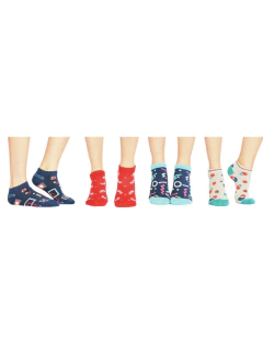 CO25001-Soquetes Estampados PACK X 3