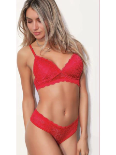 MA3790-Conj. tasa soft triangulo de puntilla con culote less. - comprar online