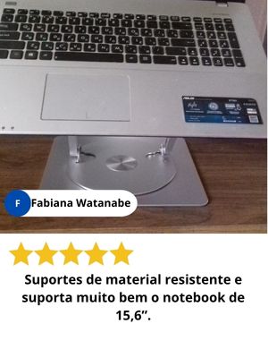 Suporte Giratório 360° Lululook de alumínio compatível tablets de 4 à 13  Polegadas - Balbino Shop