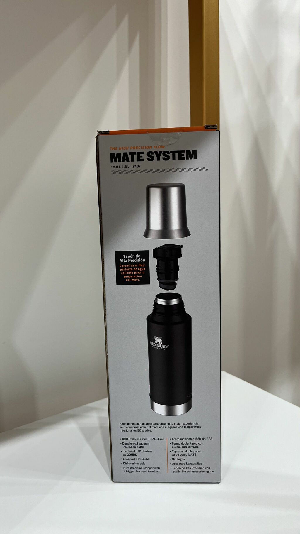 Termo Stanley Mate system 800 ml Negro