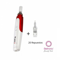 KIT MICRONEEDLING (Dermapen Dr Pen N2 + 20 repuestos) - comprar online