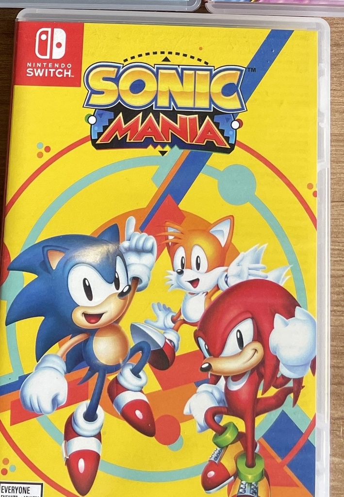 Nintendo switch do jogo sonic mania