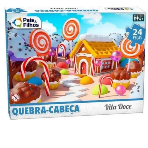Jogo Quebra Cabeça Infantil Unicórnio Rainbow 150 Peças Top Pais e