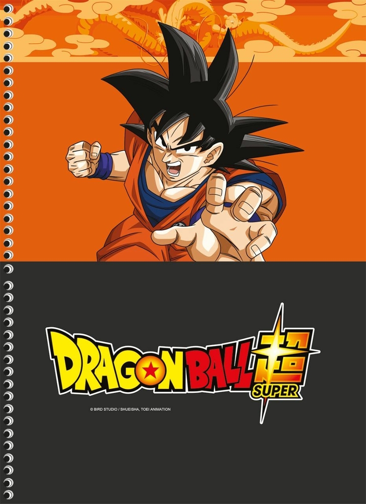 Caderno de Caligrafia A5 no Tema Dragon Ball Z