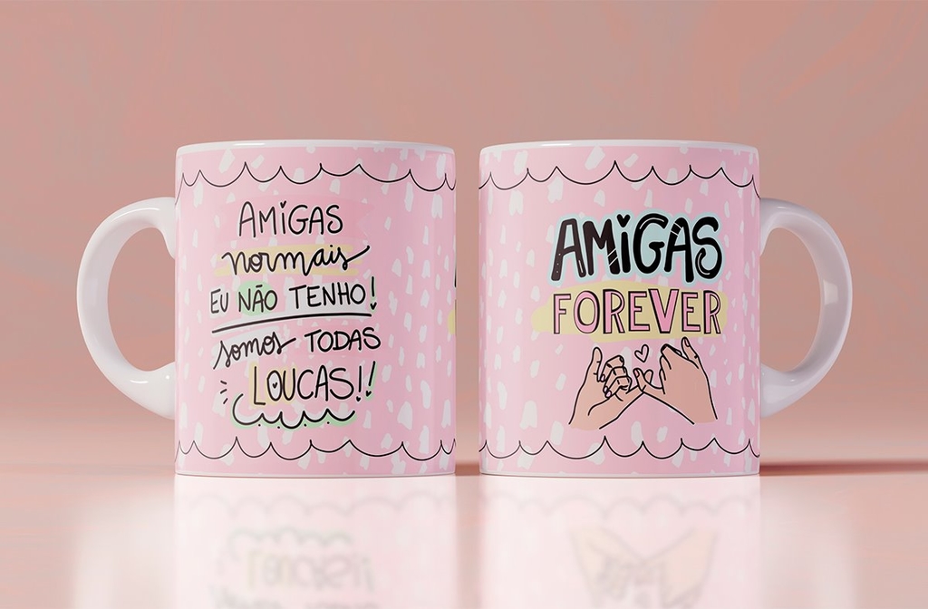 Caneca Mais Que Amigas Friends