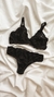 CONJUNTO ARTEMISA NEGRO PUNTILLA FLORES - comprar online