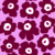 Pijama flores bordo - tienda online