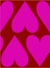 Pijama corazones fucsia rojo - comprar online