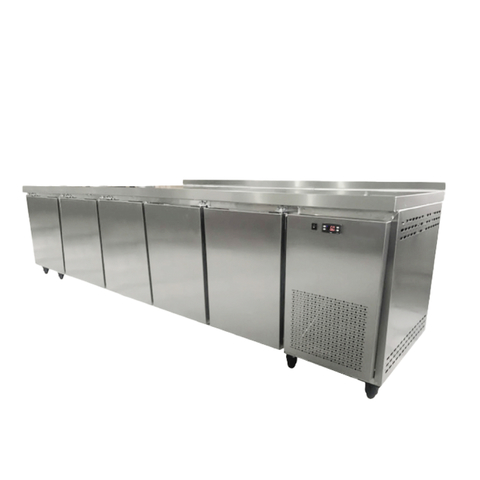 Mostrador Refrigerador Bajo Mesada 3000X750X850 c/cubreequipo MCR3000