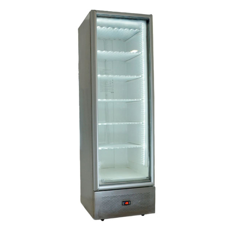 Freezer Vertical Exhibidora 375 Lts Baja Temperatura Acero Inoxidable TEV375BTE