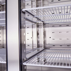 Mostrador bajo mesada 2 PUERTAS de 1,50 con cubreequipo MCR1500 - FNL Equipamientos