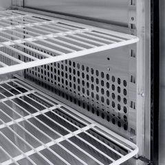 Mostrador bajo mesada 4 PUERTAS de 2,50 con cubreequipo MCR2500 - FNL Equipamientos