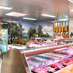 Batea Exhibidora Heladera Cúpula Recta a 45° 2,00 mts BER2000 - FNL Equipamientos