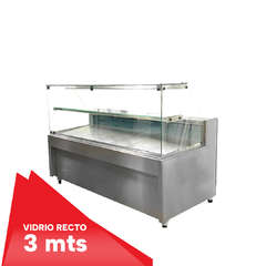 Heladera Exhibidora Batea Europa Vidrio 90° 3 M BEP3000F - comprar online