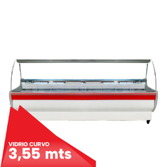 Batea Exhibidora Heladera Cúpula Curva 3,55 mts BEC3550 - comprar online