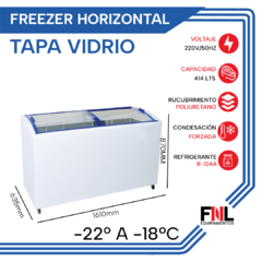 Freezer Tapa Curva 414 Lts FH550TVI en internet