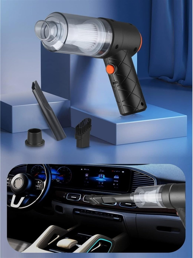mini Aspiradora Portátil para auto inalámbrica y recargable de fuerte ...